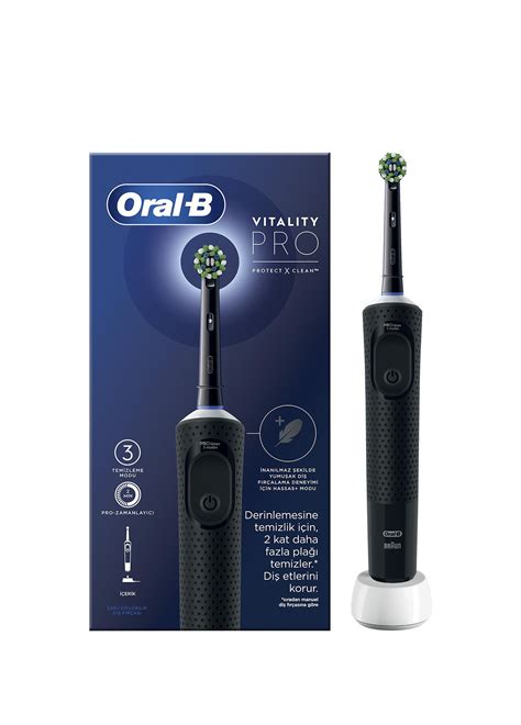 Oral B D Vitality Pro Cross Action Siyah Arjl Di F R As Siyah