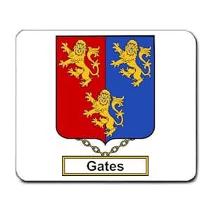 Amazon.com : Gates Family Crest Coat of Arms Mouse Pad : Office Products