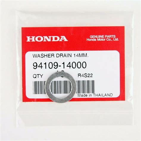 Genuine Honda Oil Drain 14mm Plug Crush Washer | PRL Motorsports