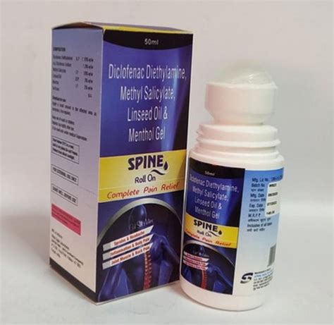 Diclofenac Diethylamine Methyl Salicylate Linseed Oil And Menthol Gel 50ml Application