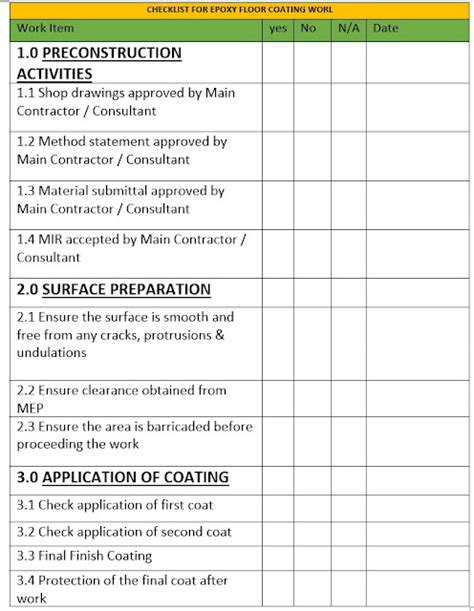 Epoxy Flooring Method Statement Viewfloor Co