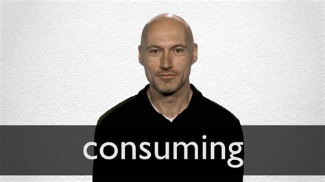 How to pronounce CONSUMING in British English - YouTube