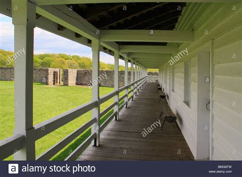 Barracks, Fort Frederick State Park, Maryland Stock Photo - Alamy