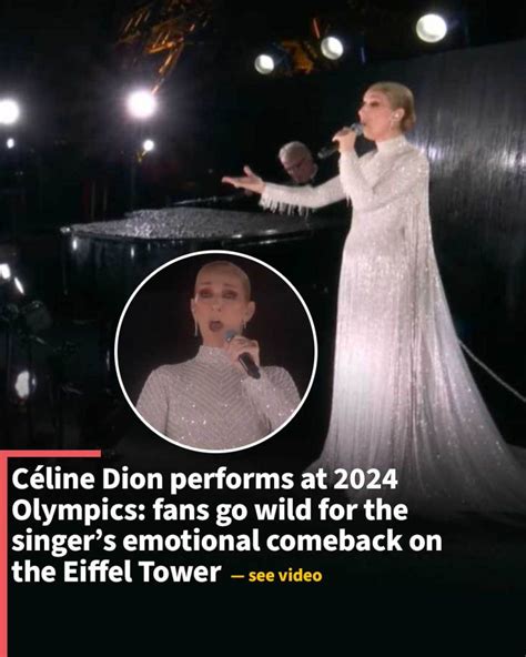 Céline Dions Return Emotional Olympics Performance Stuns Paris