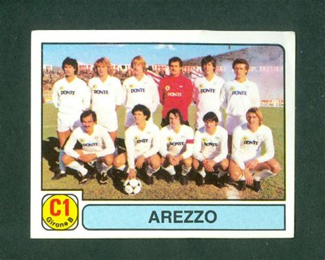 Figurina Calciatori Panini Squadra Arezzo N Nuova Con