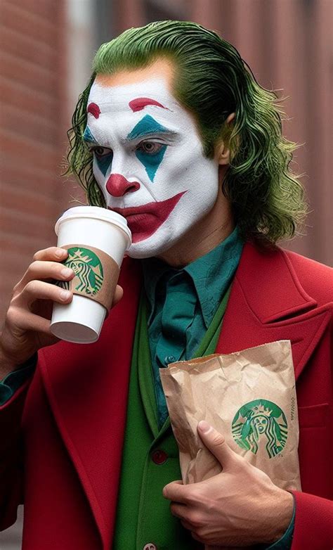 Joker Enjoying His Starbucks In 2024 Joker Pics Joker And Harley