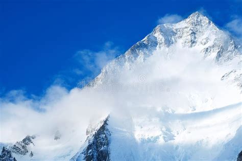 Mountain Peak Everest Highest Mountain In The World National P Stock