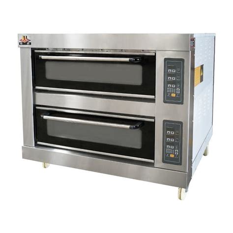 Commercial Pizza Oven Stainless Steel Deck Trays Bakery Electric