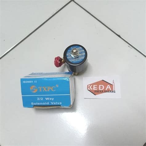 Jual Solenoid Valve 1 4 1 Per 4 Inch Inchi DN5 Brass Kuningan 220V