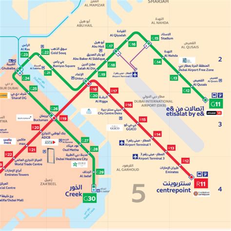 Dubai Metro Green Line Map 2023 Map Stations Timings Dubidor