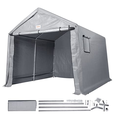 VEVOR Portable Shed Storage Shelter Outdoor, 10x10x8.5 ft Heavy Duty