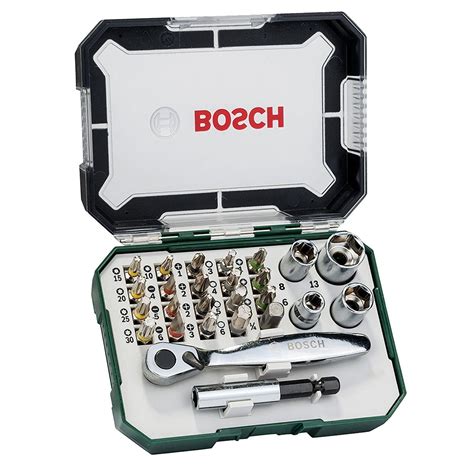 Bosch Screwdriver Bit And Ratchet Set Hand Tool Kit Pieces Korea