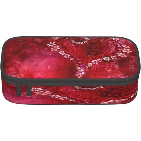 Grande Trousse Crayons Romantique En Forme De C Ur Trousse De