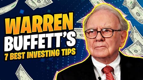 Cracking The Code Warren Buffett S 7 Timeless Investment Tips For Wealth Accumulation Youtube