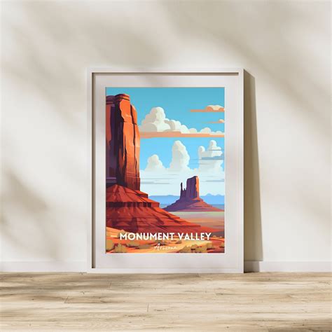 Monument Valley Art Monument Valley Travel Poster Monument Valley