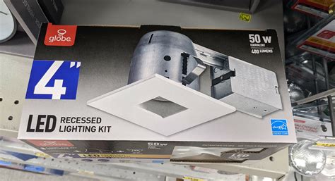 Dollarama Globe 4 Recessed Led Lighting Kit 5