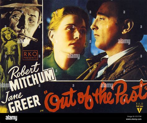 OUT OF THE PAST 1947 RKO film with Robert Mitchum and Jane Greer Stock