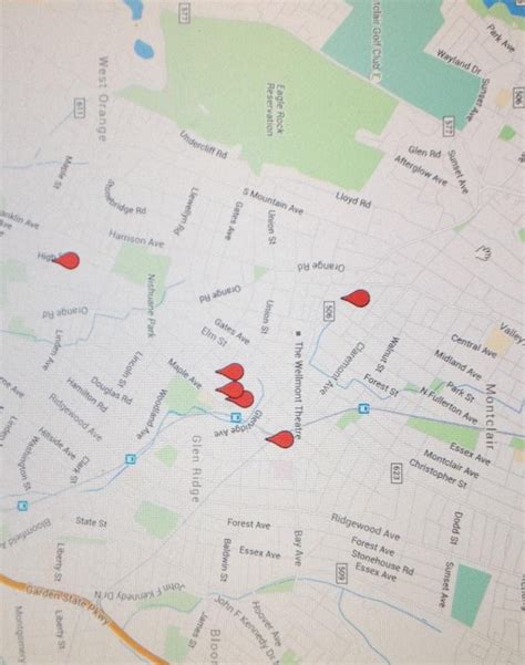 Montclair 2015 Halloween Sex Offender Safety Map Montclair Nj Patch