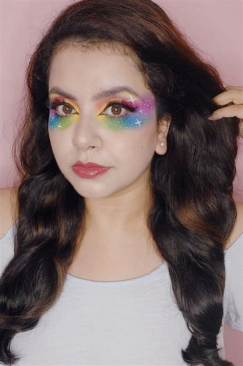 Pride Inspired Makeup Rainbow Eyes Happy Pride Month Makeup