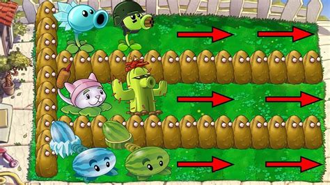 Team Pea Vs Team Spikes Vs Team Melon Vs Giga Gargantuar Attack Dr Zomboss Plants Vs Zombies