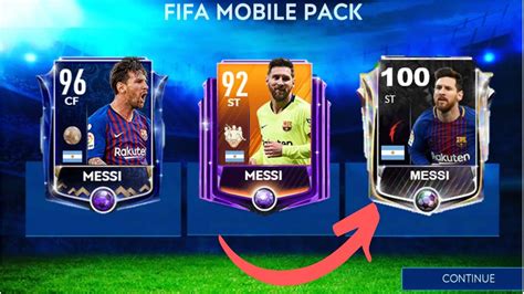 Como Conseguir A Messi En Fifa Mobile Youtube