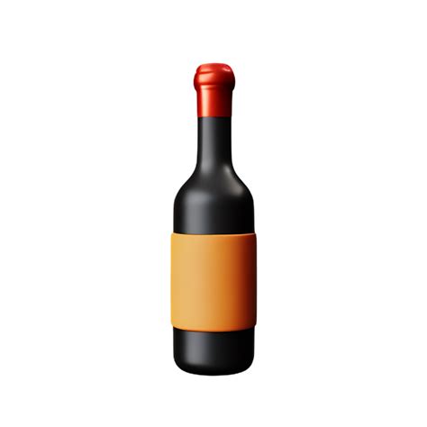 Wine 3d Rendering Icon Illustration 28541692 Png