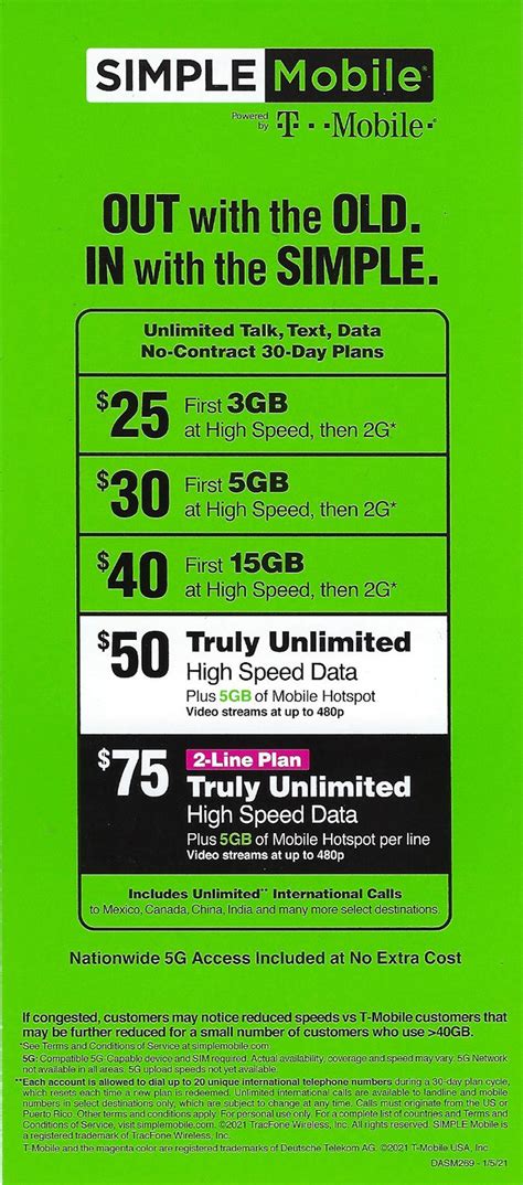 Prepaid Plans - Simple Mobile — Pioneer Mobile