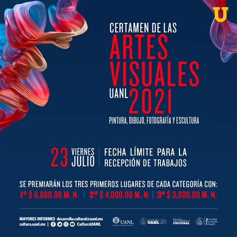 Eflyer Certamen Artesvisuales2021 Cultura UANL