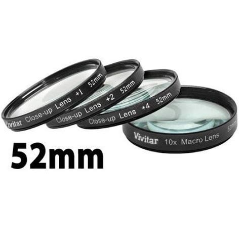 Vivitar VIV CL 52 Close Up 52mm 1 2 4 10 Lens Set Walmart