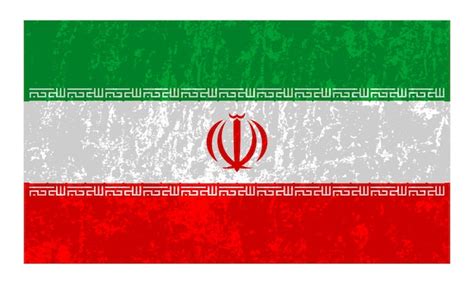 Premium Vector Iran Grunge Flag Official Colors And Proportion Vector