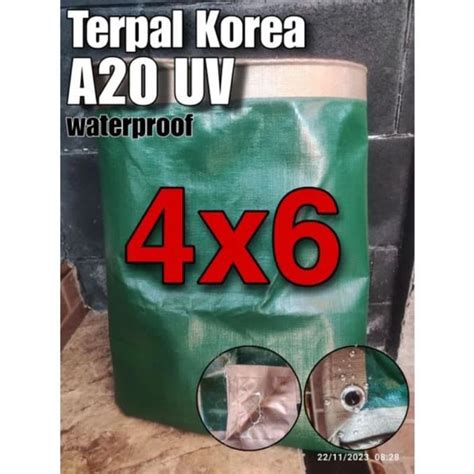 Jual Terpal Korea A20 Ukuran 4x6 Meter Shopee Indonesia