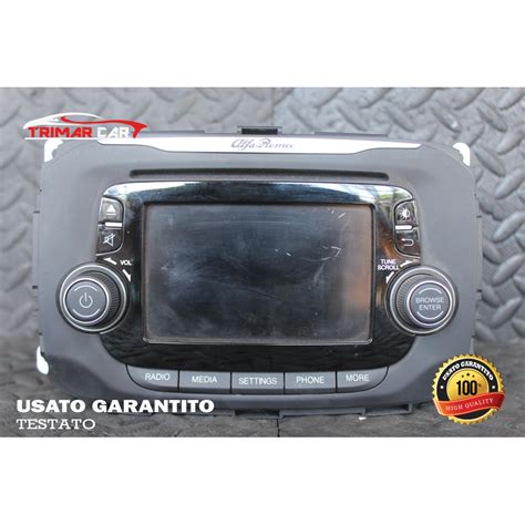 156104646 AUTORADIO STEREO CD MP3 ALFA ROMEO GIULIETTA 2 DIN