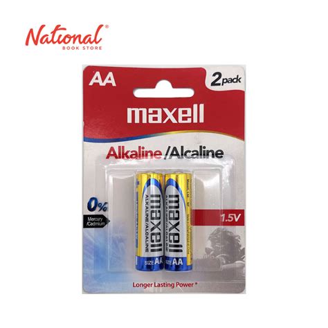 Maxell Battery Alkaline Aa 2 Pieces Home And Office Supplies