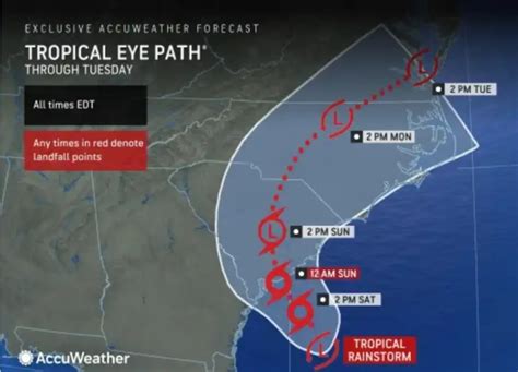 Tropical Storm Chantal Path Shows State Most At Risk for Direct Impact ...