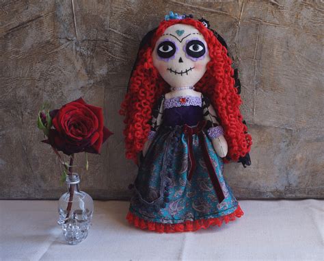 Day of the Dead Catrina dolls. Made to order and personalized. | Etsy