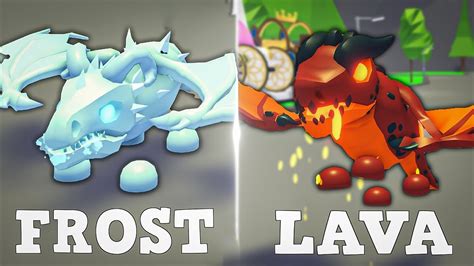 Adopt Me Lava Vs Frost Dragon Comparison Who Is Better Youtube