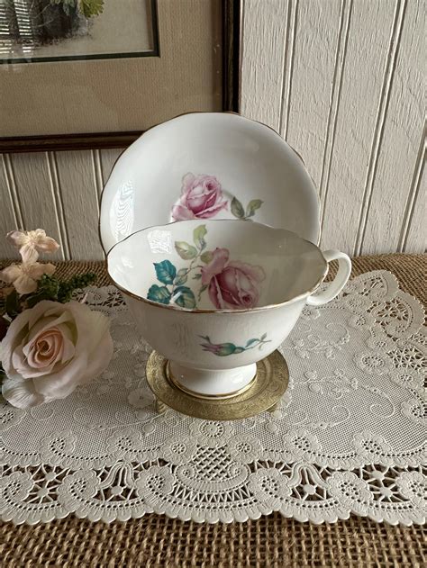 Radfords Tea Cup And Saucer English Bone China Tea Cup And Etsy