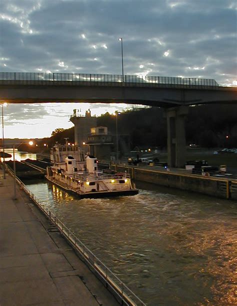 Sunrise At Markland Locks And Dam Warsaw Ky — A Tow Lock Flickr