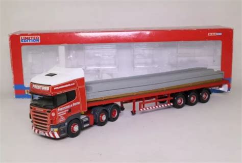 Corgi Cc Scania R Series Flatbed Trailer Load Prestons Of Potto