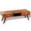 Buffet De TV Meuble TV 2 Tiroirs Vintage 40 Cm Bois Massif De Sesham