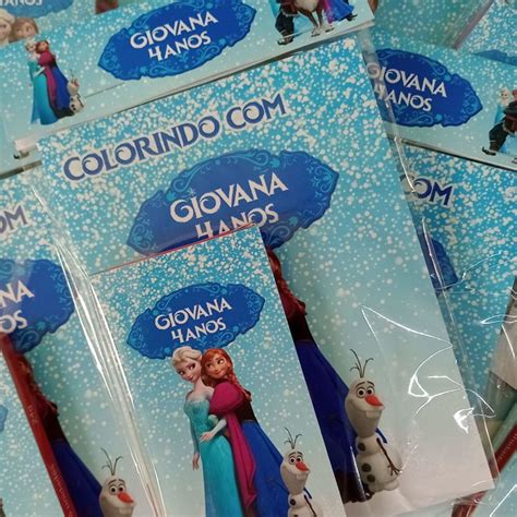 Kit Livrinho Para Colorir Frozen Elo7 Produtos Especiais