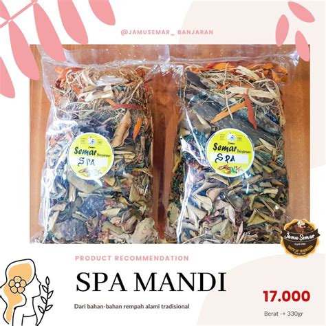 Jual Rempah Mandi Spa Mandi Tradisional Lengkap Dan Wangi Shopee