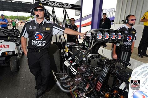 Antron Brown Team At Royal Purple Raceway In Houston Texas For The