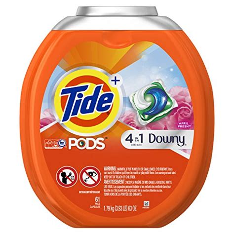 Tide PODS Plus Downy 4 In 1 HE Turbo Laundry Detergent Pacs April