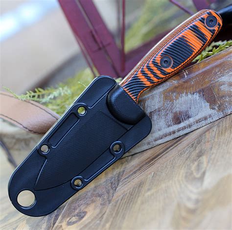 Esee Xancudo Xan2 006 30 S35vn Stonewash Plain Blade Orangeblack