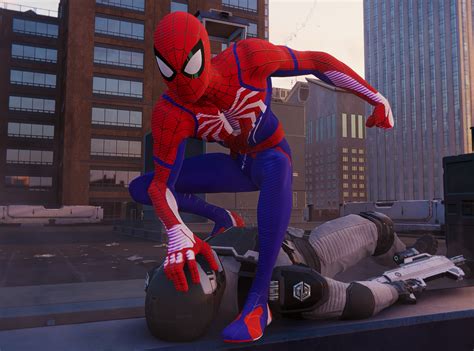 Advanced Spider Verse Suit R Spidermanps4