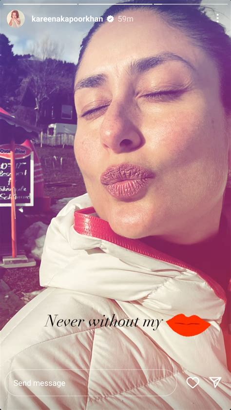 Kareena Kapoor Khan Pouts In Latest Selfie From Switzerland Clicks