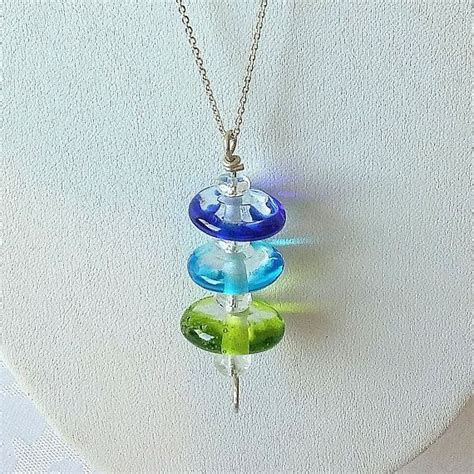 Pin By Serpil Serdar On Turkuaz Lampwork Bead Necklace Lampwork Bead