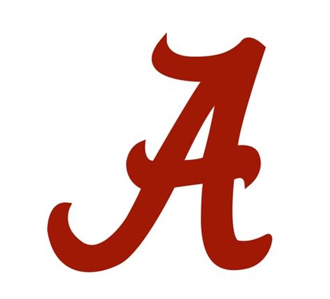 University of Alabama SVG Logo Eps Dxf Jpg