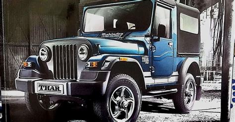 Mahindra Thar Signature Edition Off Roader S Brochure Leaked Official